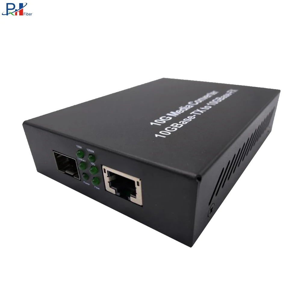 Оптоволоконный медиа-конвертер по хорошей цене, утонченный Ethernet цифровой аудио планеты Netlink RJ45 10G черный FTTH RJ45, слот SFP 1.