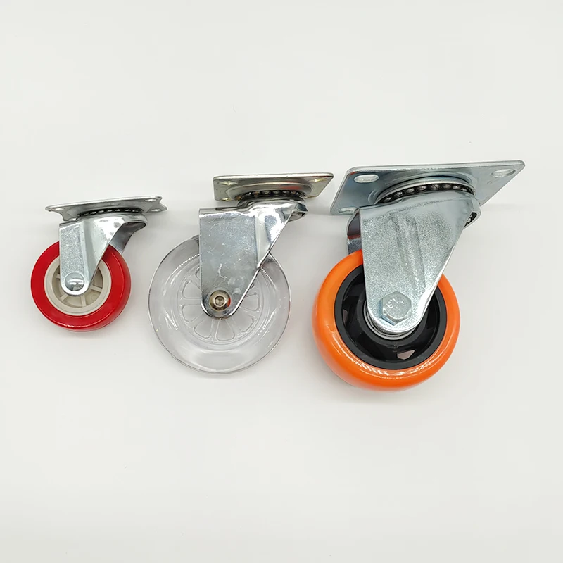 Plastic Universal Castor Roller Wheels Furniture Nylon/PVC Caster Heavy Duty for Casters
