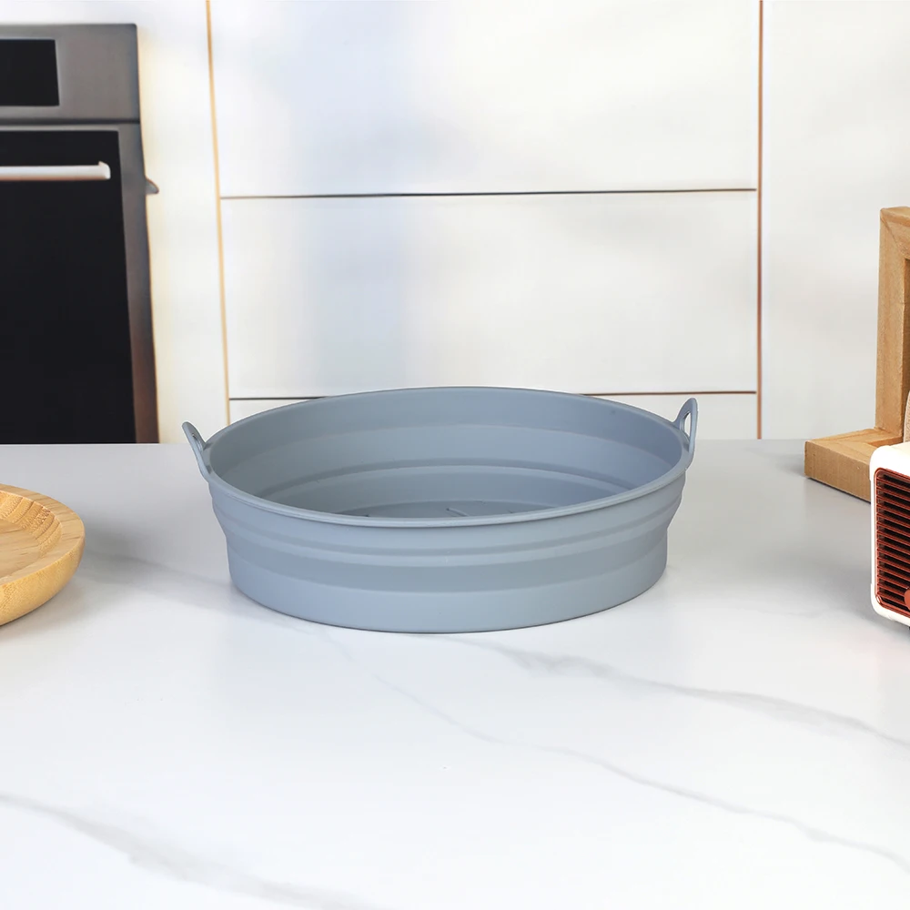 8 inch Round Cake Pans Silicone Cake Molds for Baking, Nonstick Baking Pans for Layer Cake, Cheese Cake and Chocolate Cake