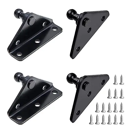 10MM Gas Spring Lift Strut Bracket Ball Stud Black Furniture Cabinet Gas Spring Mounting Bracket for Lift Support Prop