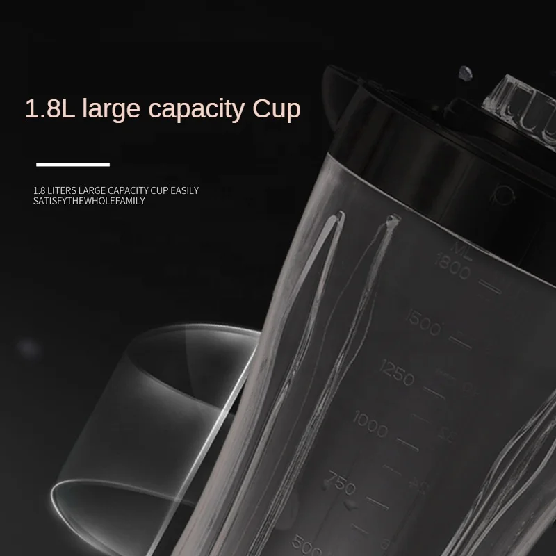 350W 1.8L Commerical Vegetable Best Stainless Steel Citrus Juicer Electric 6 Blades Smoothie Blender Juicer And Mixcer