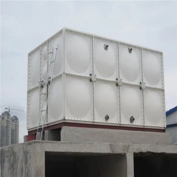 Large Rain Water Storage Tank, Square / Rectangular Molded Sectional Fiberglass FRP GRP SMC Water Tank