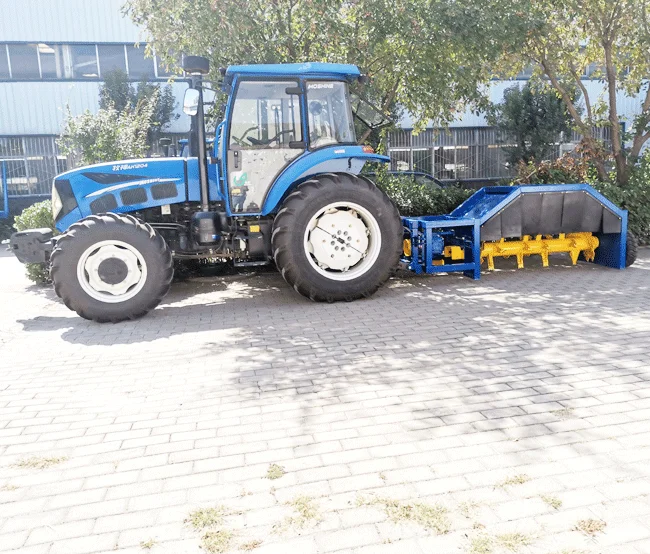 Tractor PTO Compost turner for animal dung mature fertilizer
