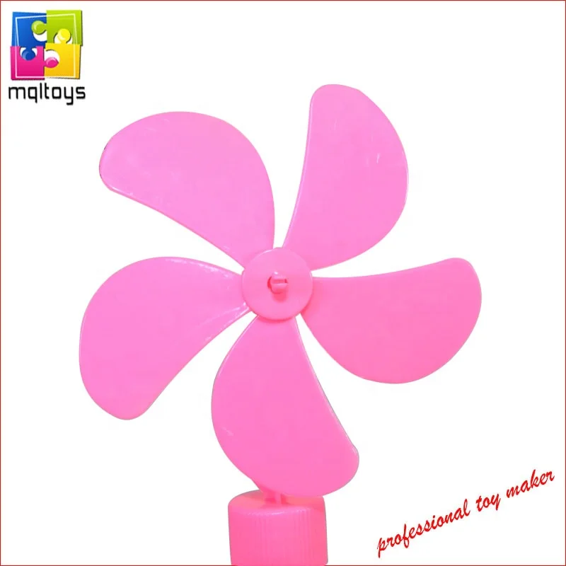 Funny fan bubble wand plastic bubble wand toy for kids