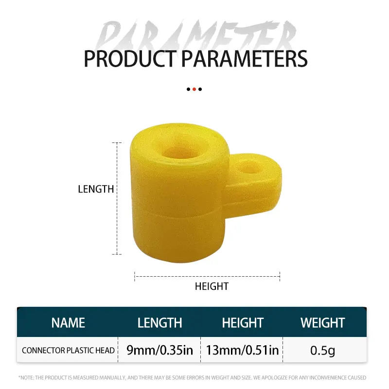 Heavy Duty Fishing Sinker Slide Fish Line Finder Slider Duo Lock Snaps connector Plastic head