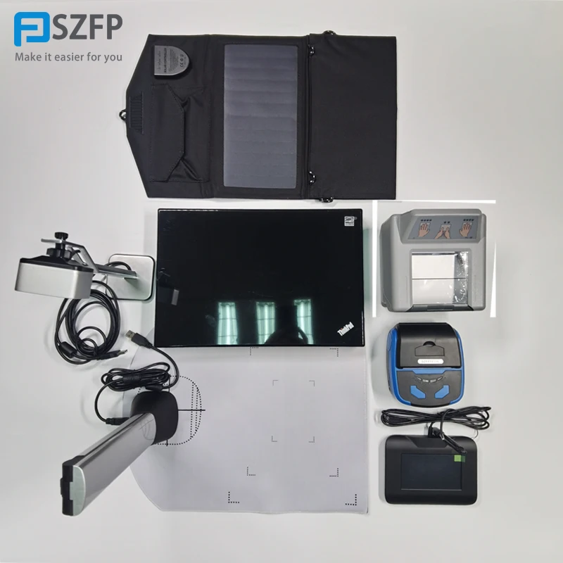  SZFP Vkit FP101 набор для зачисления наружное Офисное оборудование сбора информации сканер отпечатков пальцев Сканер Радужки