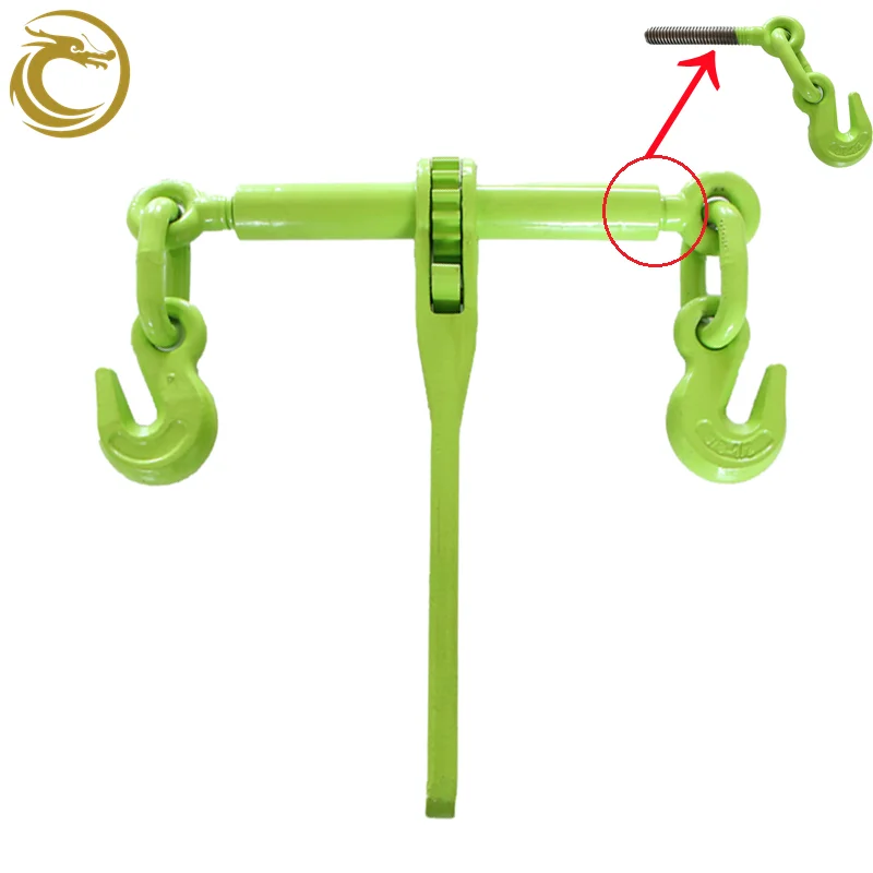 Heavy Duty Forged Ratchet Load Binder 1/2 with Grab Hooks