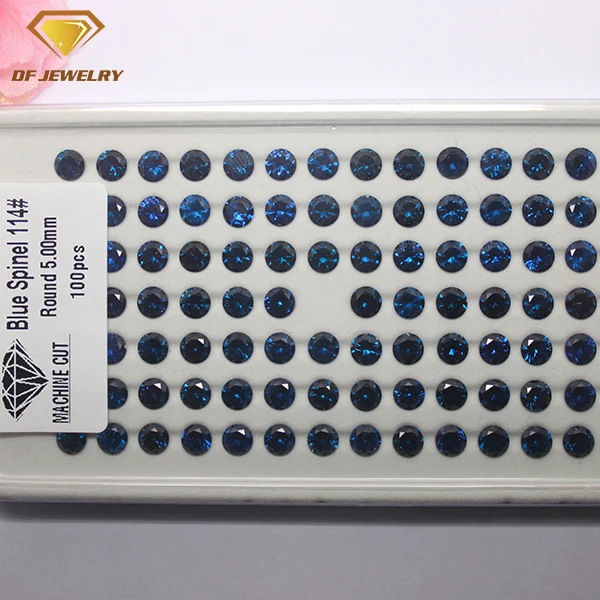 Machine Cut Gemstone Synthetic Round Shape Rodolite CZ