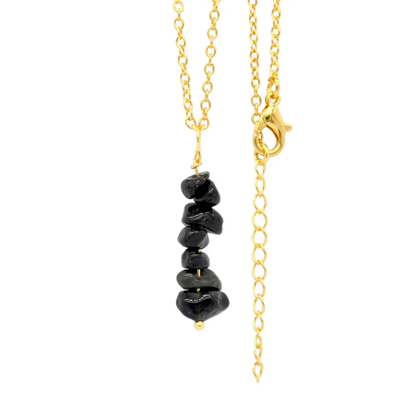 Rough Stone Quartz Jewelry Crystal 7 Chakra Healing Stone Crystal Necklace Amethyst Crystal Chips