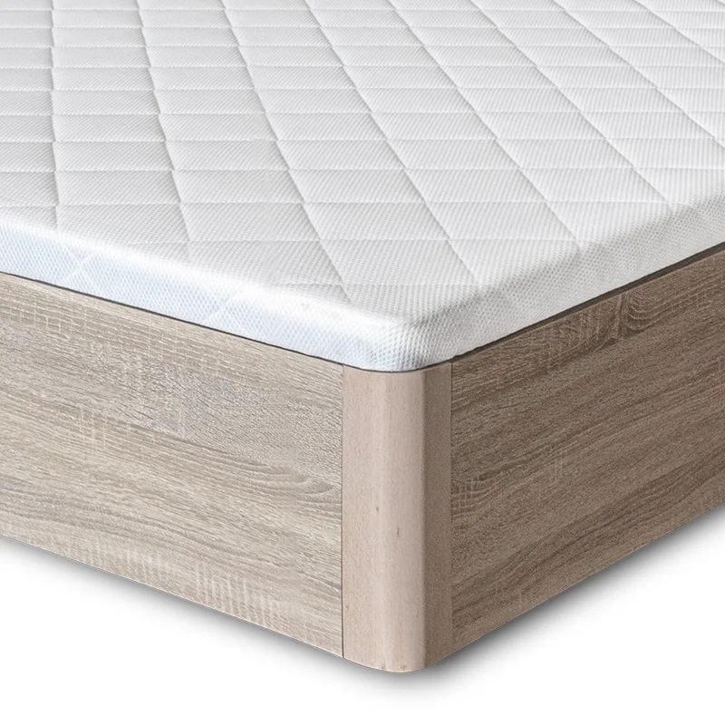 BUEN SUENO Modern CARLA Ottobed Hot Sale Upholstered Directly to Floor Non-Slip Legs Direct Melamina Includes Storage Features