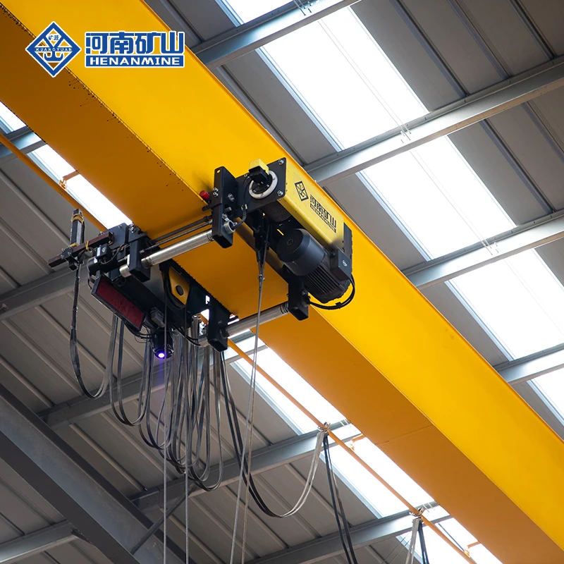 Henan Mine single girder European bridge crane 5 ton for warehouse