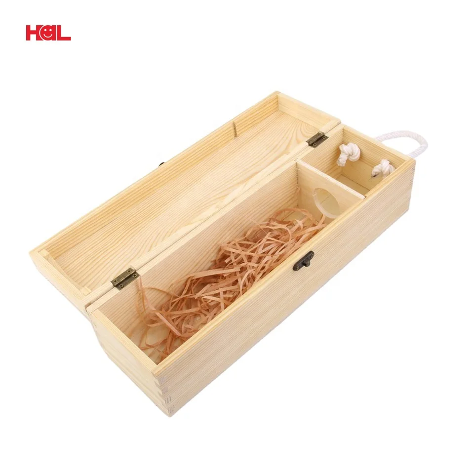 Hot sale most popular Environmentally friendly promotional customized wine wooden box whisky package