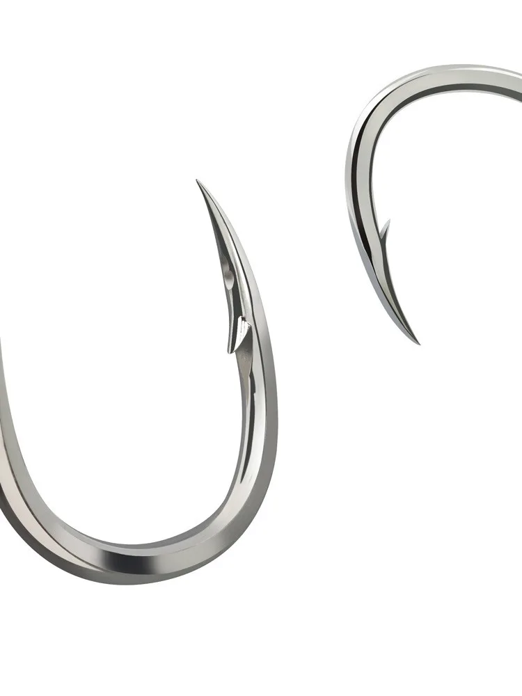 1000pcs/bag Bkk 8062-5x Nt Coming Sea Fishhooks High Quality Carbon Steel Hook Big Game Fishing Hooks