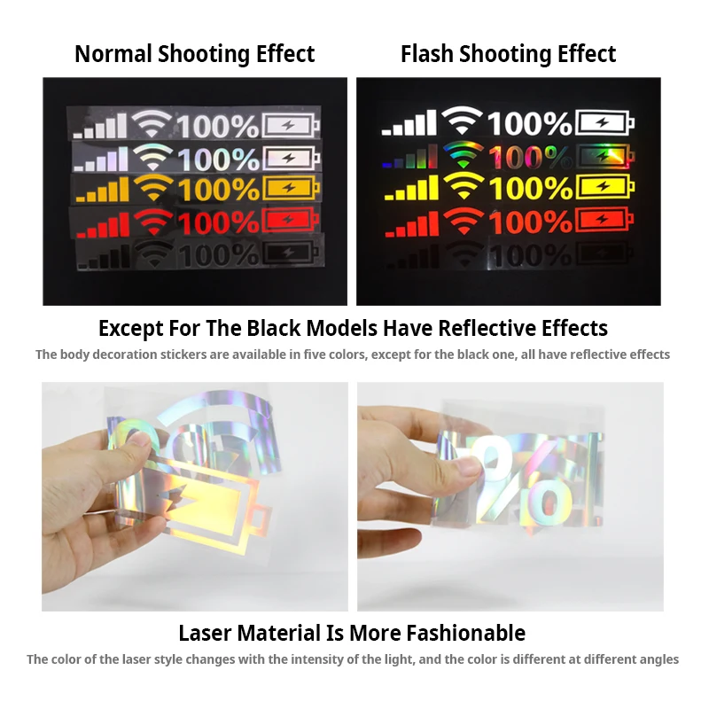 Car Laser Sticker Mountain Compass Fashion Auto Body Styling Decoration Decal Colorful Rear Windshield Stickers