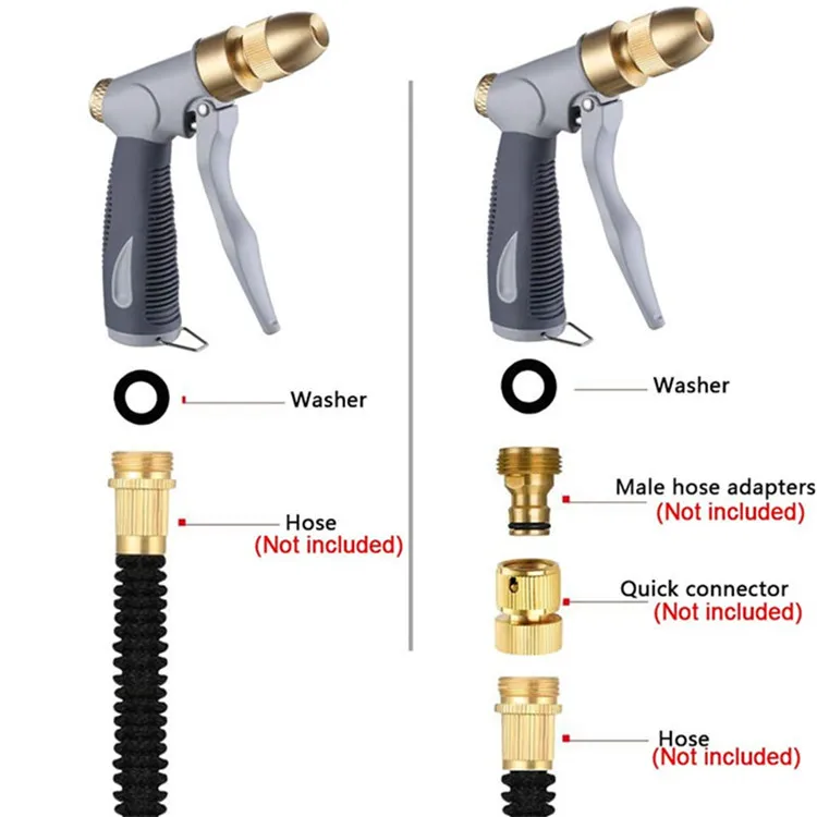 
Multifunctional High-Pressure Spray Gun Spray Nozzle For Home Or Car Garden Irrigation Nozzle Water Hose Nozzle 
