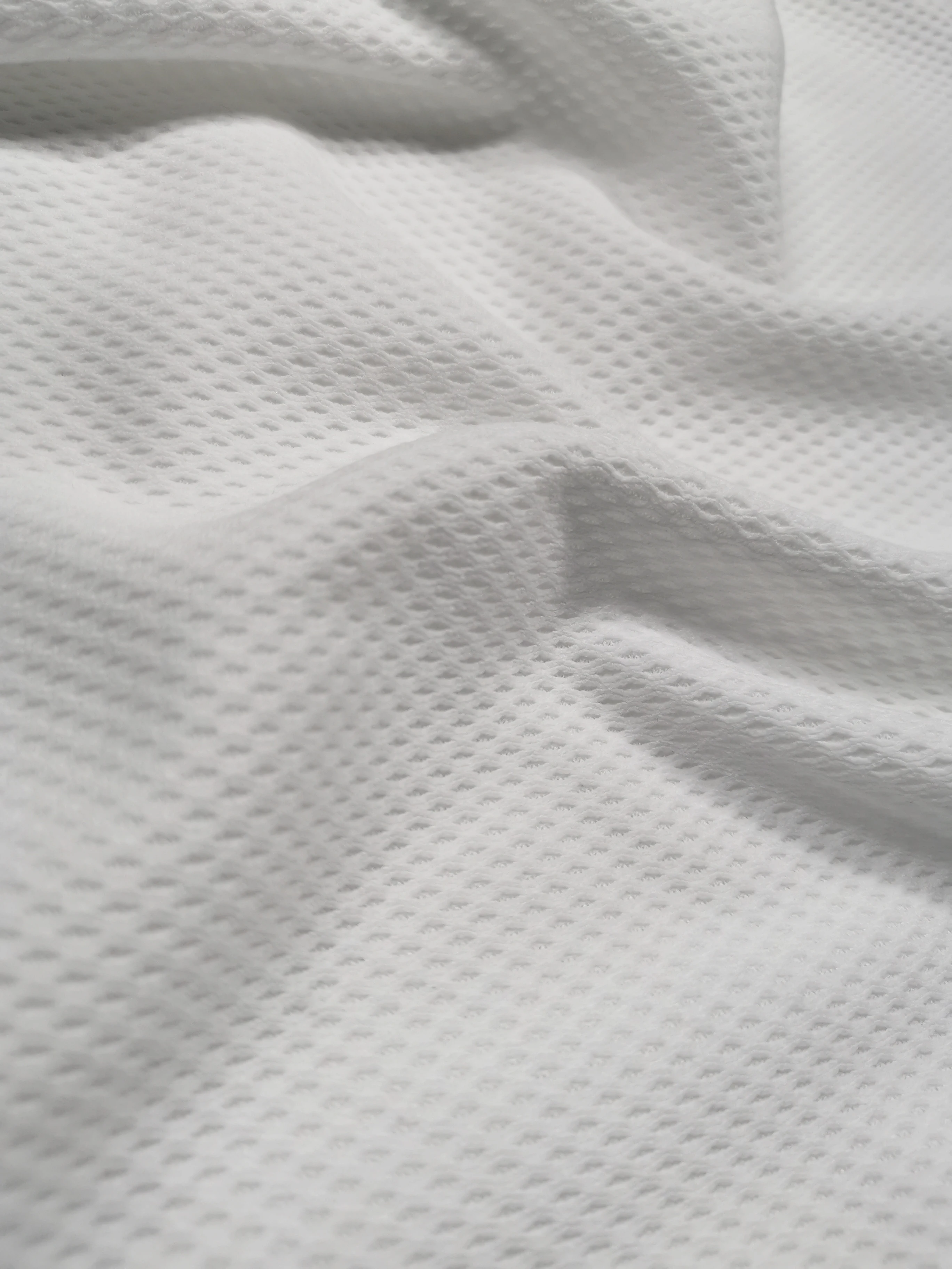 
Lightweight Plain Knitted Tulle 100% Polyester Double Mesh Fabric T-shirt Bag 