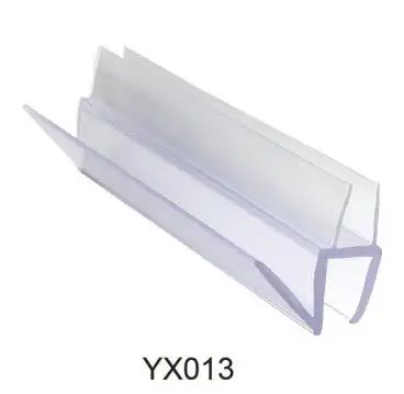 Customization Modern Transparent Pvc Shower Screen Seal Strip For 6-12mm Glass Clear