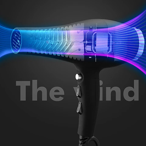 Powerful AC Motor 1800W Quick Drying Low Noise Professional Salon Electric Household Hair Dryer