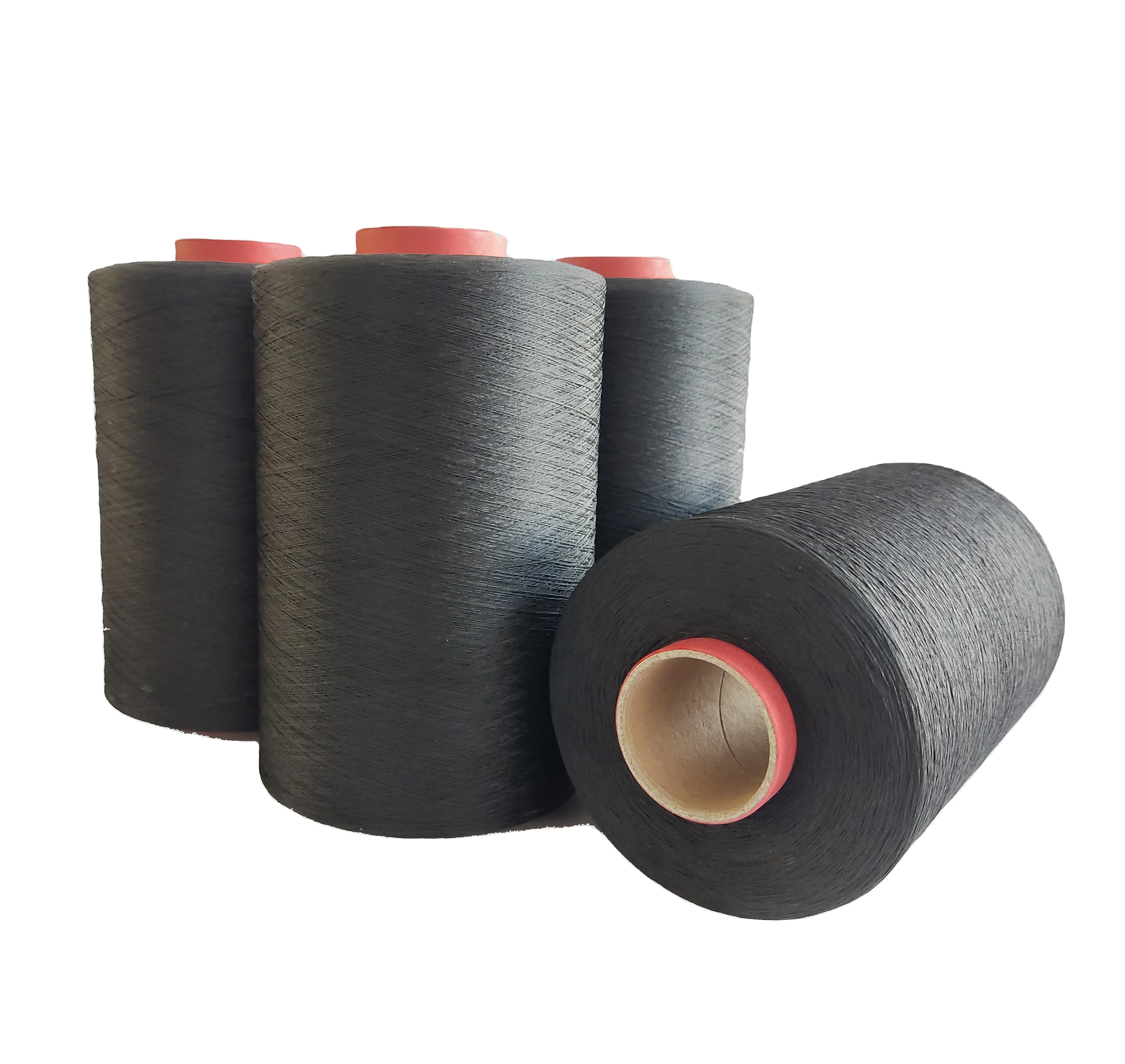 carbon fiber coated permanent anti static conductive yarn for woven knitted fabric
