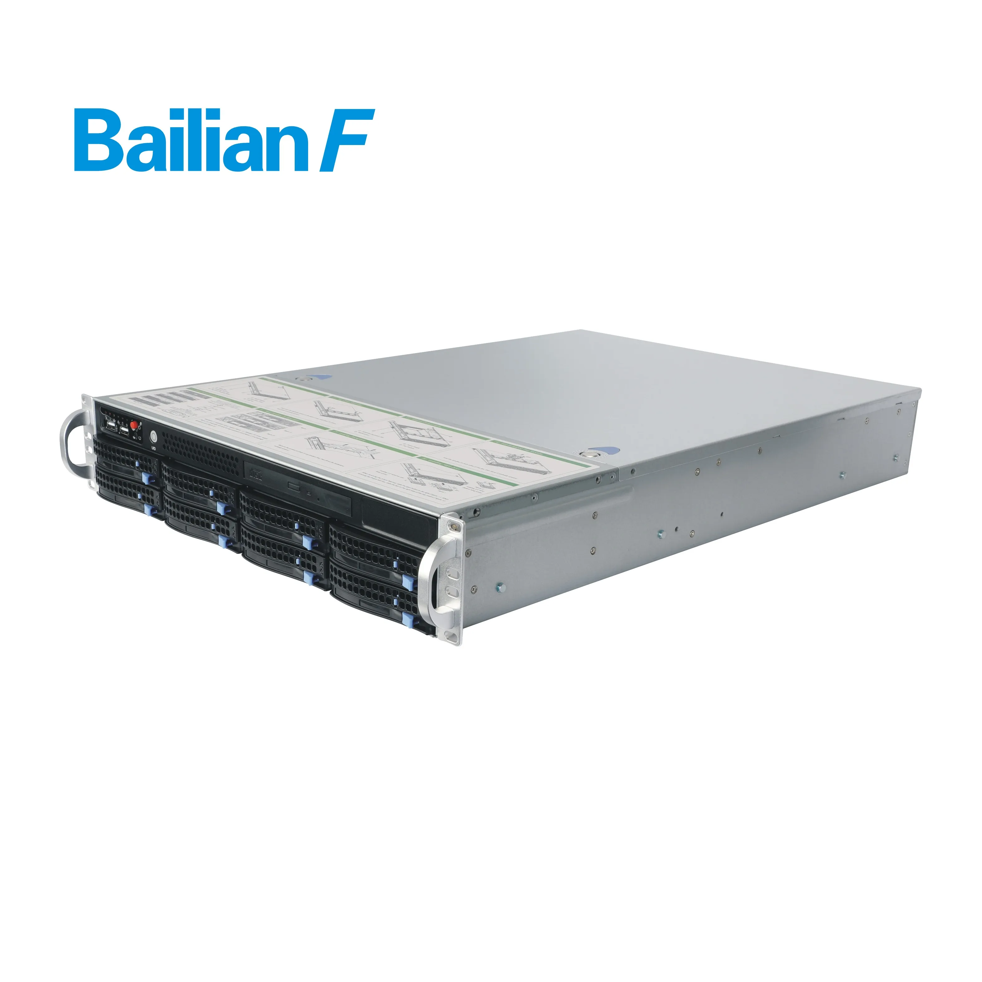 china oem odm Xeon silver 4114 10 core 2.2GHz high-performance RAID 6GB/s 2u 8bay original storage rack server