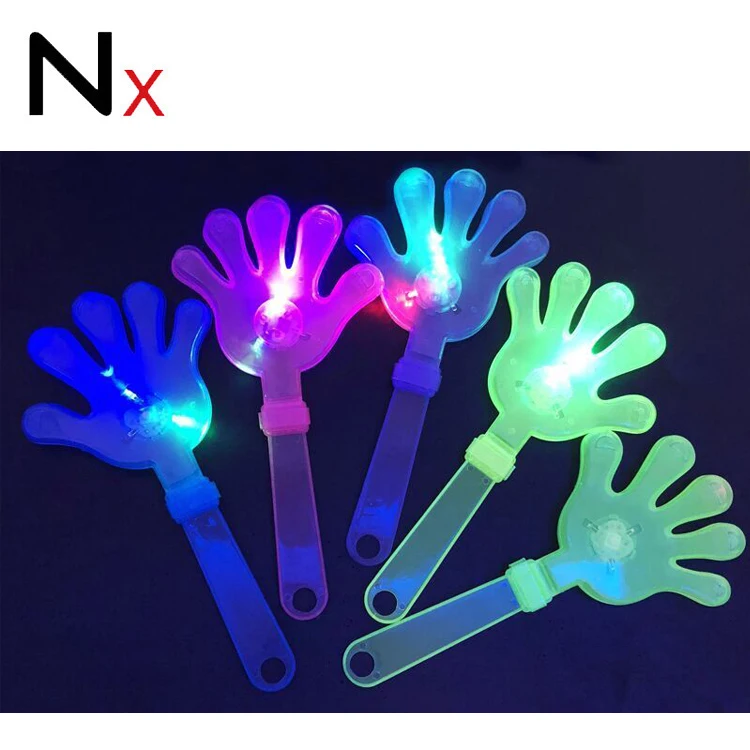 wholesale noiser maker cheap toy battery powered cheering hand clapper