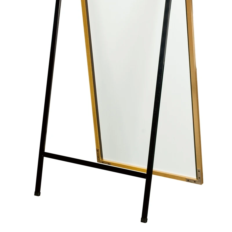 Decor Rounded Aluminum Alloy Frame Mirror Customized Modern Metal Framed Mirror Fashion Mirror Floor Dressing