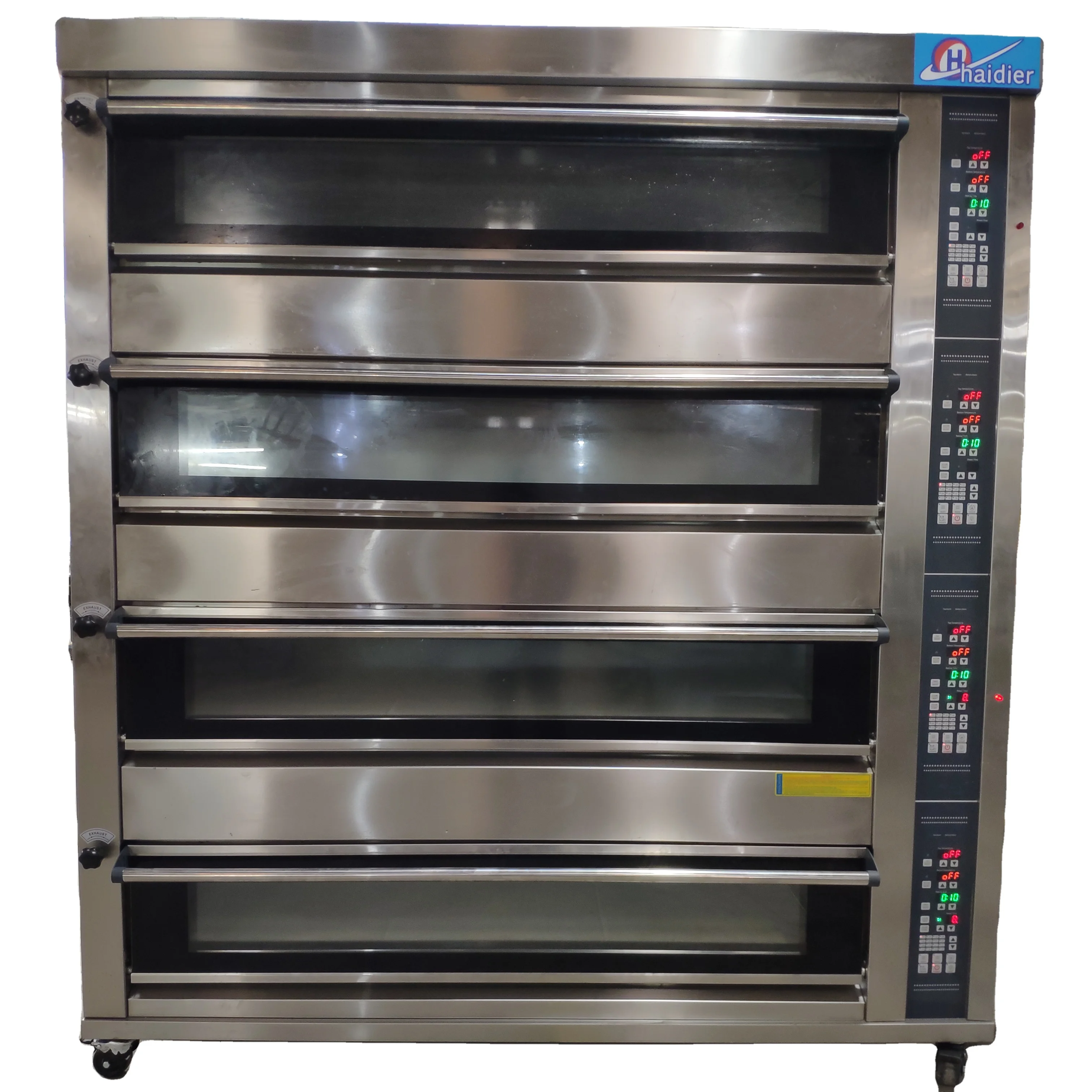 Competitive High Quality Stainless Steel 304  Commercial Gas /electricdeck Oven  3 Deck 6/9 Trays Bakery Oven Prices