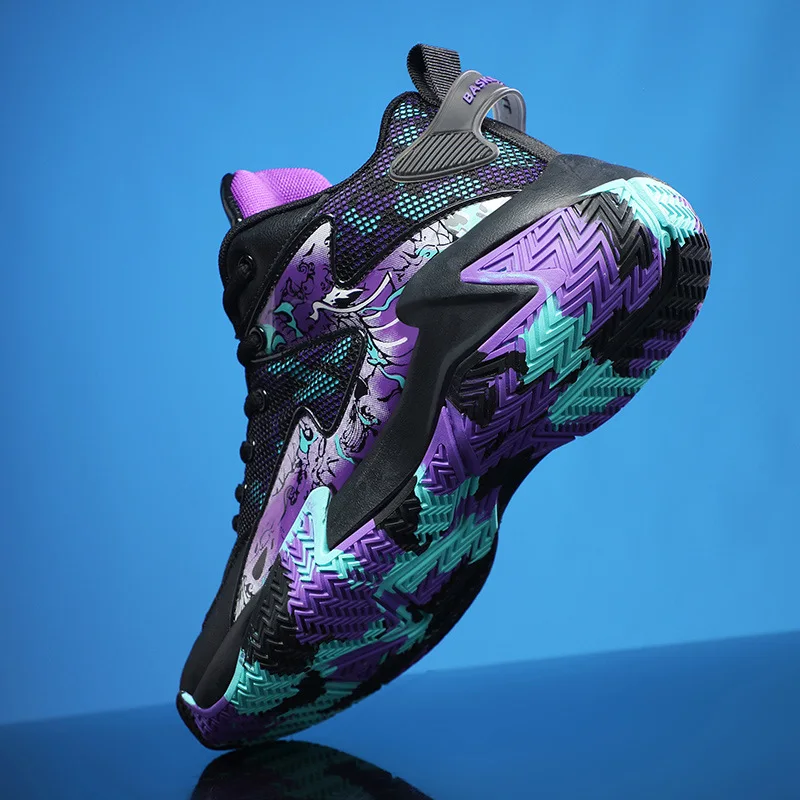 Wholesale basketball shoes couple outdoor basketball shoes sport shoe