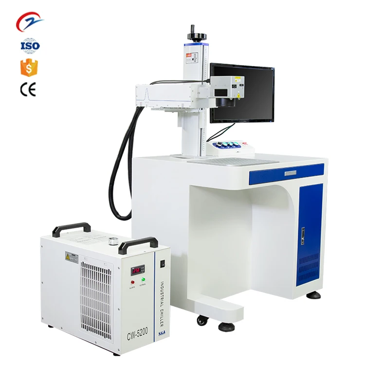 2024 Desktop 3W 5W UV Laser Marking Machine Used For Metal Jewelry Plastic Wood Products