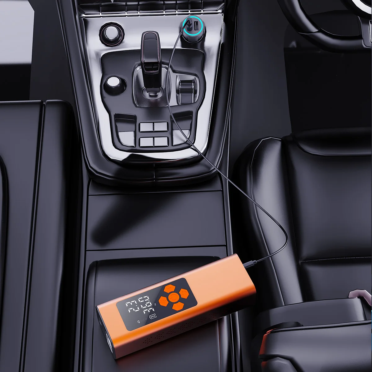 Wireless Handheld Inflation Car Tyre Pump Air Compressor Car Electric Air Pump Mini Portable Air Pump For Car Tires