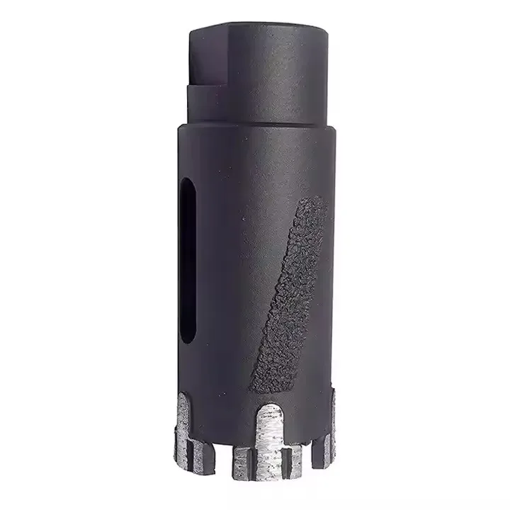 Vacuum Brazed Steel T Segment Turbo Wet&Dry Diamond Core Drill Bit for Granite Hard Stone