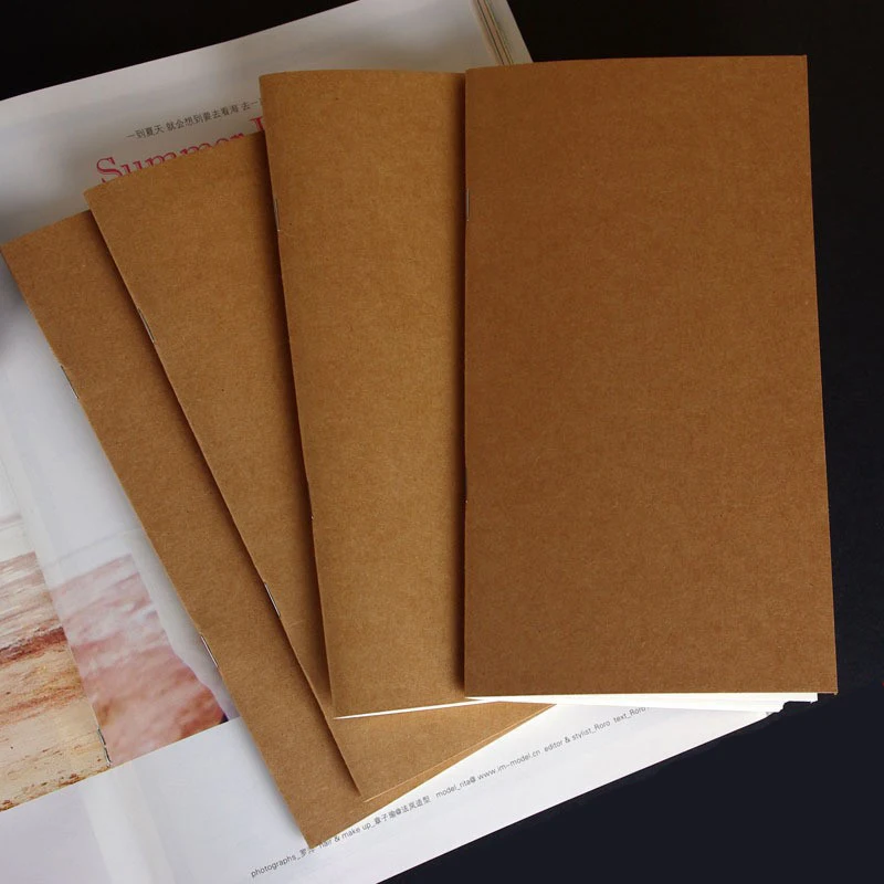 Standard Edition 21*11 travel notebook core travel diary notepad Kraft paper
