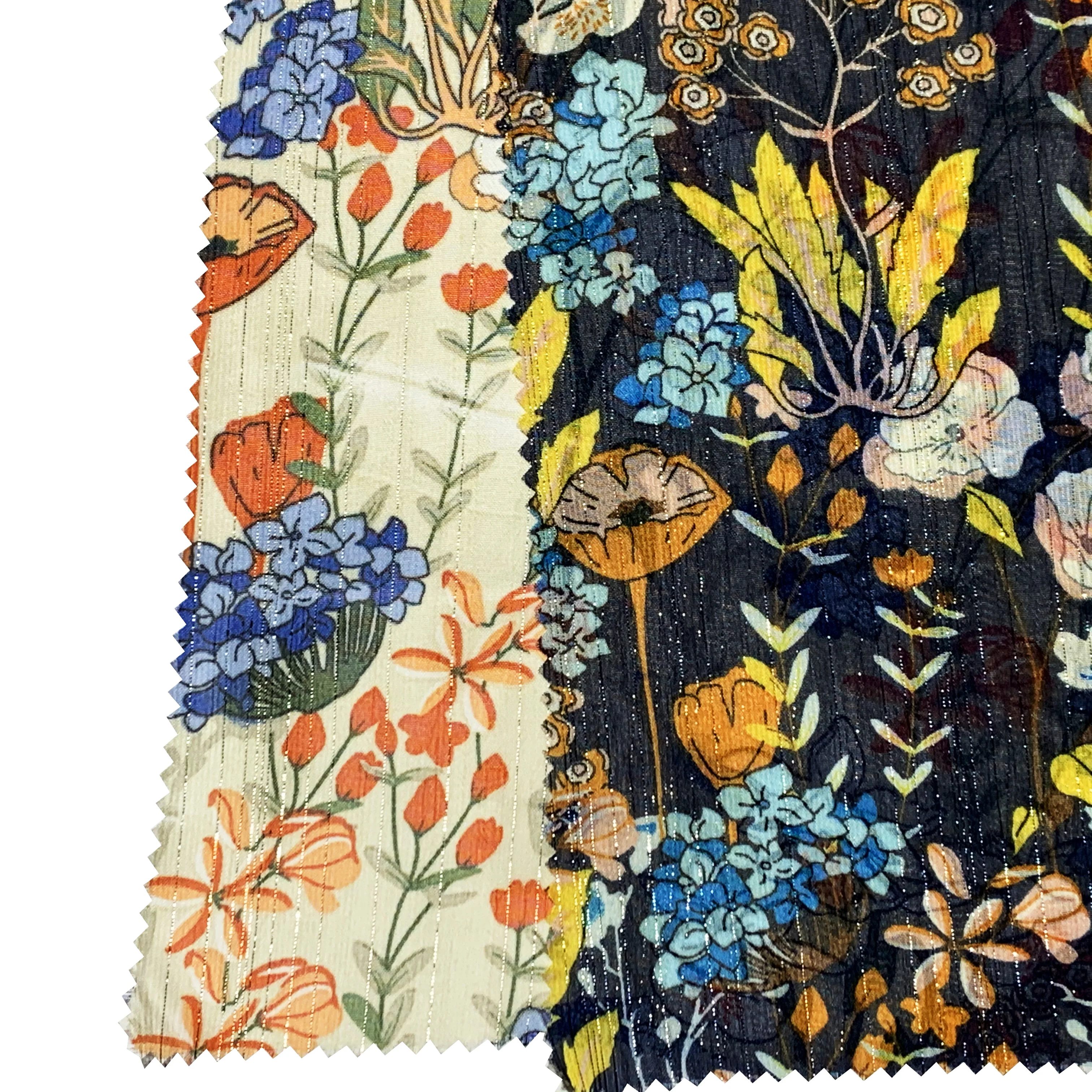 2020 разные типы новый дизайн красивый 100% шифоновый принт с