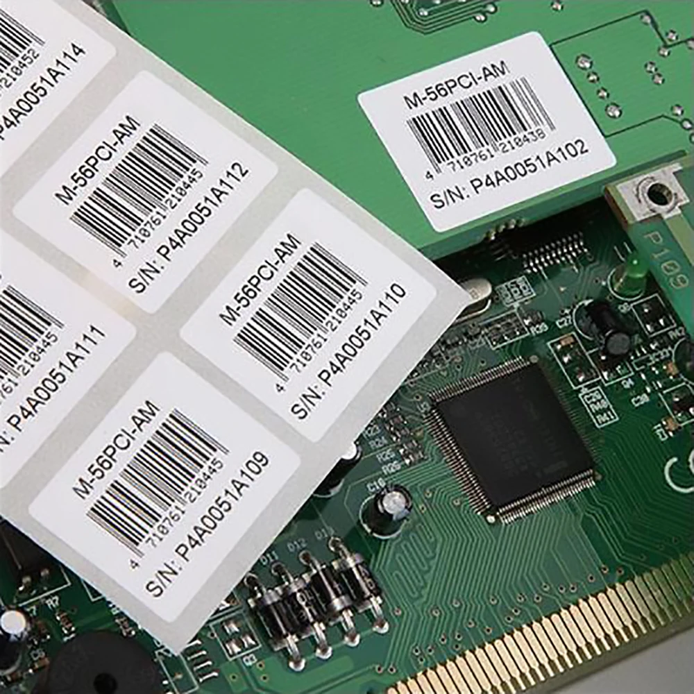 Высокотемпературная полиимидная клейкая этикетка Pi для Pcb/ Pcb Id Tracking Sticker/pcb Label