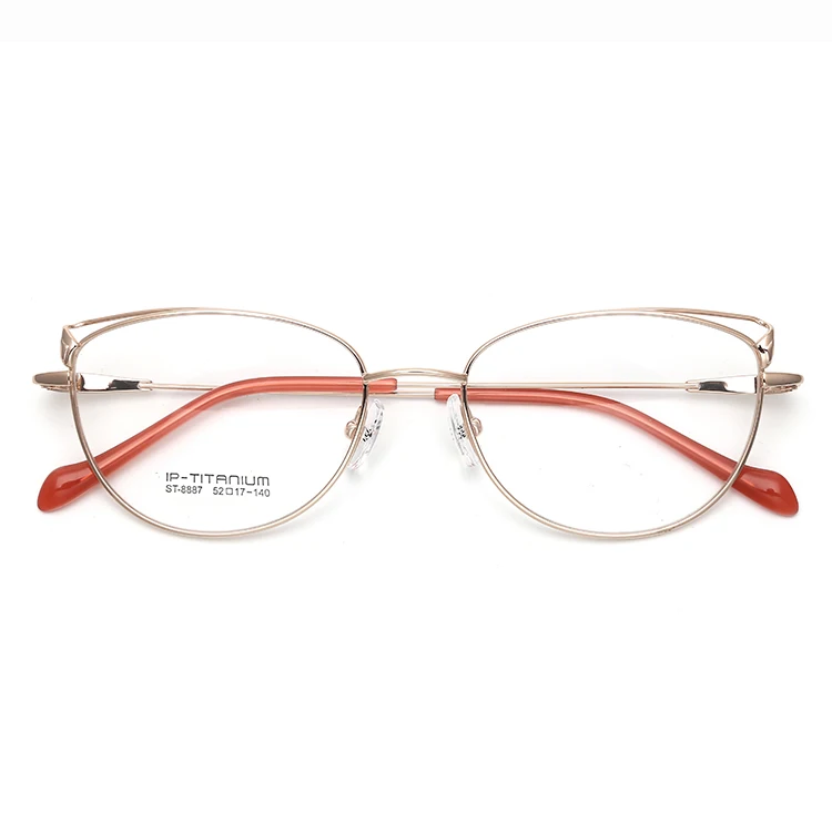Оптовая продажа очков ретро титановые оправы для Женские женские очки