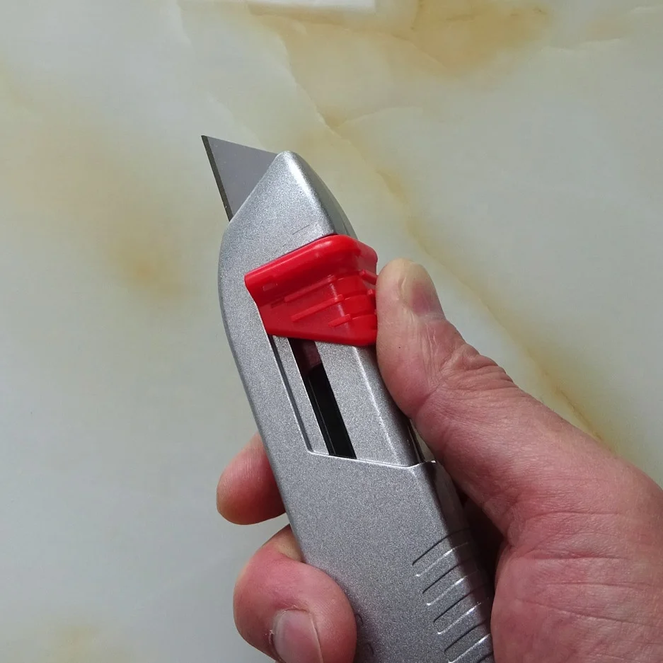 Retractable Aluminum  Alloy Safety Blade Utility Knives