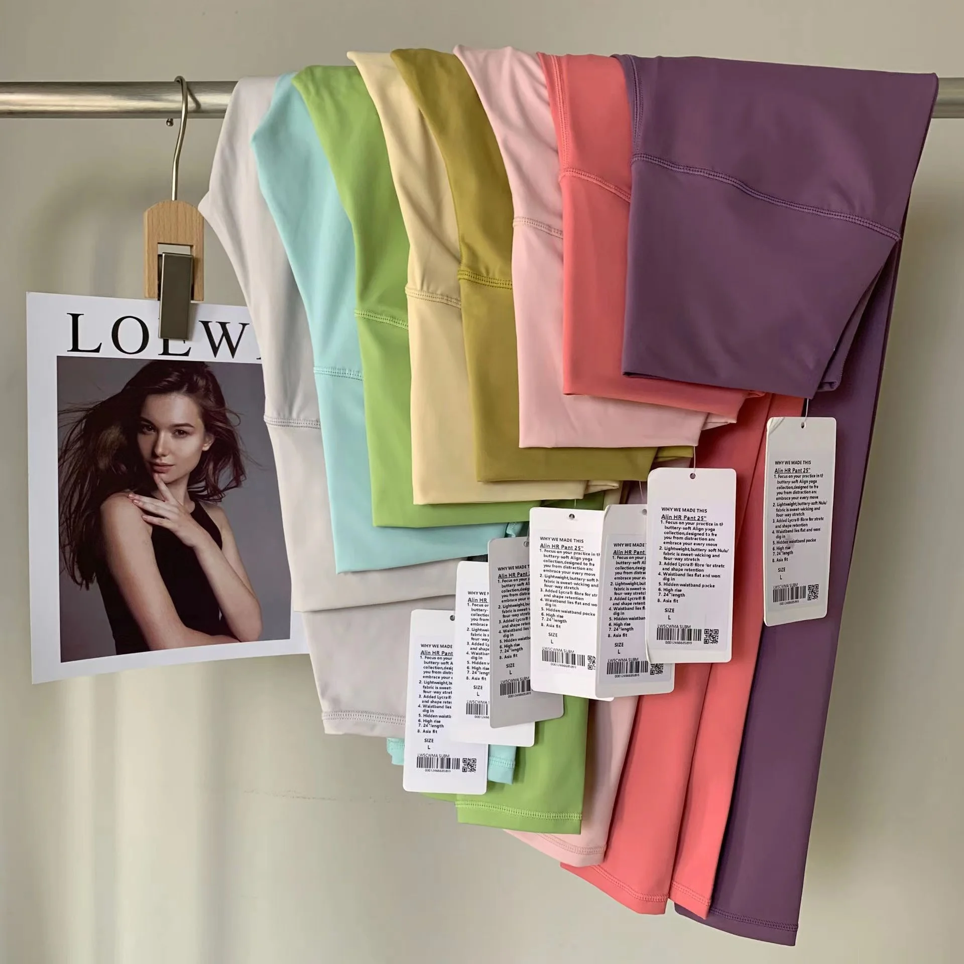 Lulu Nude Yoga Pants Sports High Waist Butt Lift Tight Fitness Pants Women