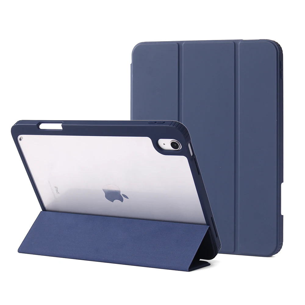 Хит продаж чехол из ПУ кожи с ручкой тройная Подставка для iPad 10 9 11 дюймов защитный 10-й Чехол-книжка