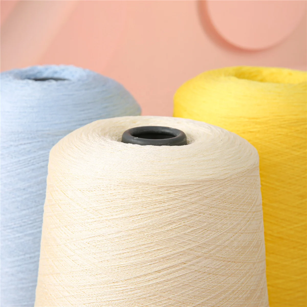 China Production Price Good Hand Feel Ice Smooth 28/1 Ice Silk Blended Yarn