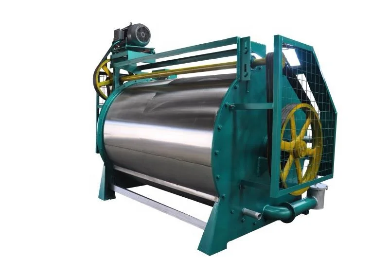 Horizontal industrial washing machine for garment enzyme and stone washing