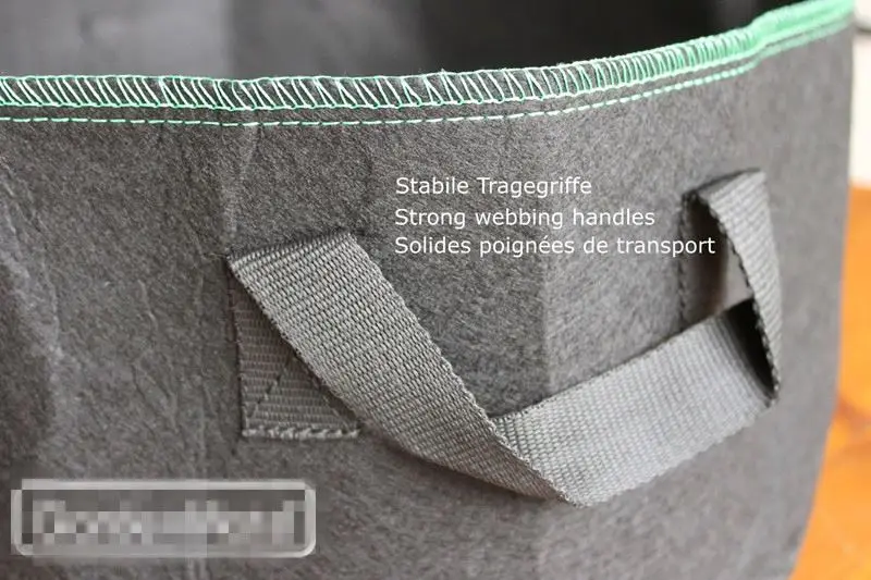 1 / 2 / 3 / 5 / 10 / 20 / 30 / 40 / 50 / 100 / 200/300gallon high quality long time grow bags