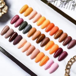 Private Label OEM Bottle 15ml Neon Glitter Soak Off Uv Gel Nail Polish Set Kit For Nail Salon and Beginner