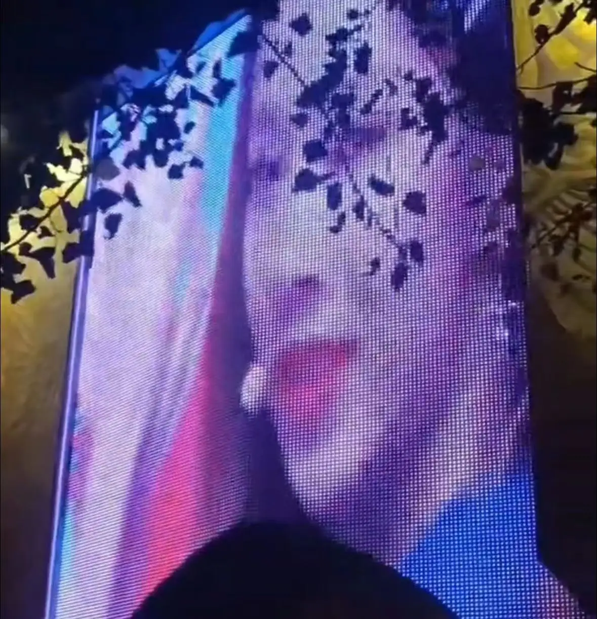 DMX control IP68 outdoor led point light mesh screen video wall Outdoor Transparent LED Mesh Screen