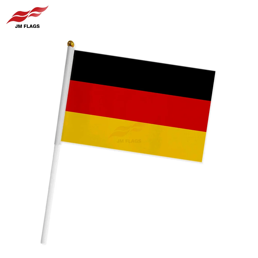 Optimal Products Germany Flag 60*90cm National Flag Decoration Germany Waterproof Hand Waving Flags