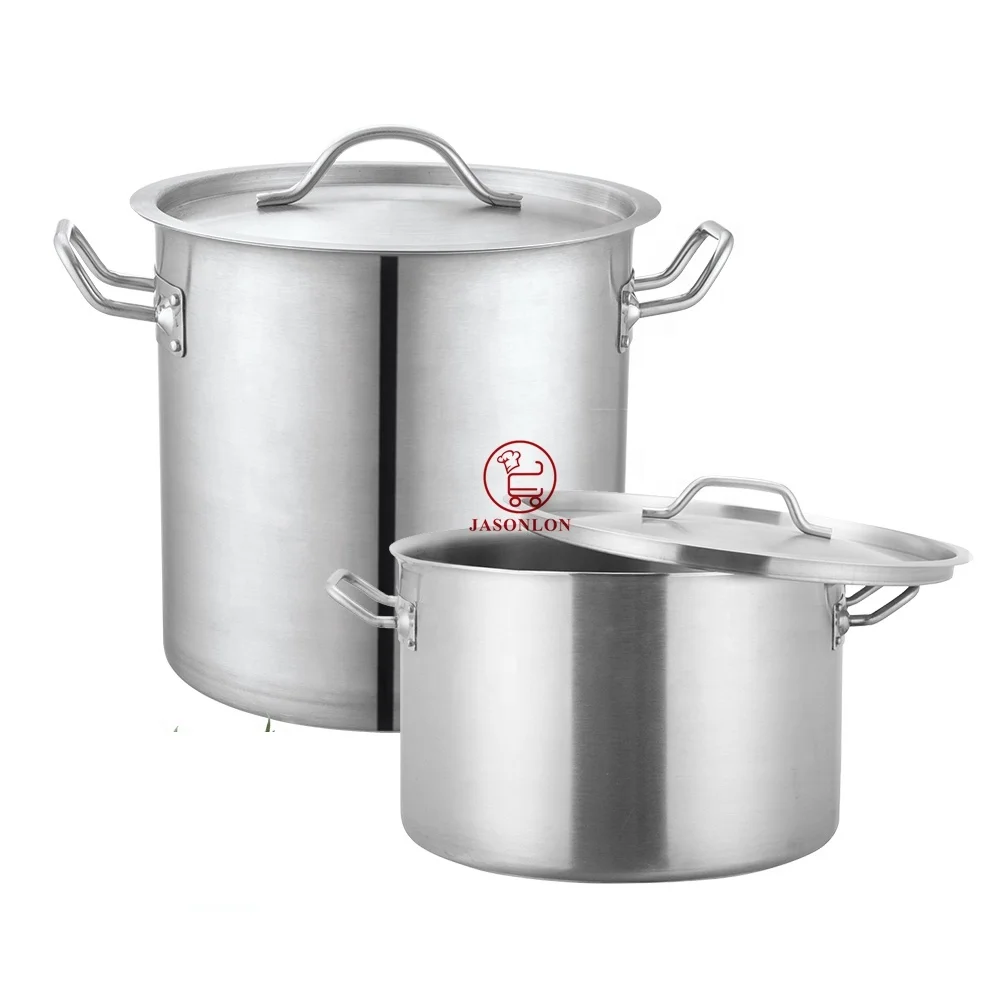 03/04/05style Full Size High End matte composite base Long handle Cooking Stainless Steel cookware pot sets lid soup & stock pot