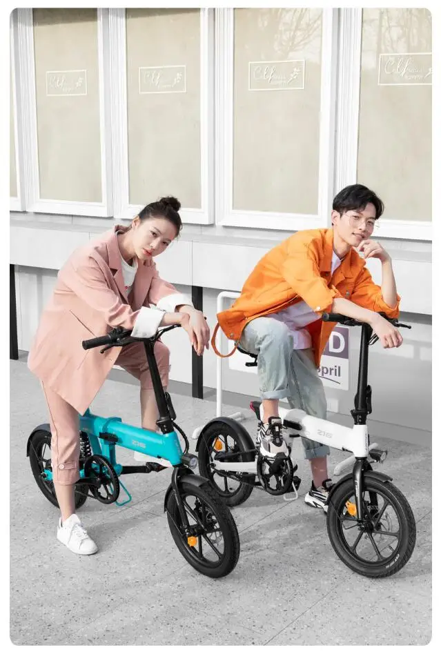 
New CE Xiaomi HIMO Z16 16 Inch Folding Mini 36V350W 10Ah Lithium 25KM/h Long Mileage LCD Pedal Assist Electric Bicycle Bike 