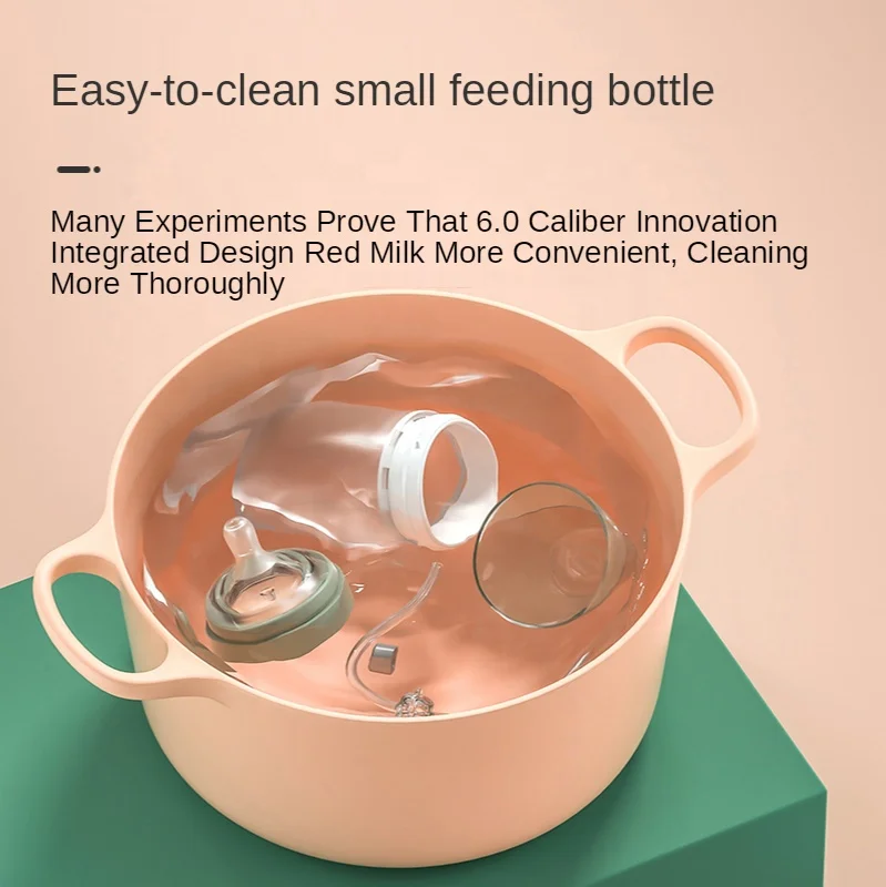 
2021 New Product Round Small Silicone feeding-bottle For Toddler Kids 