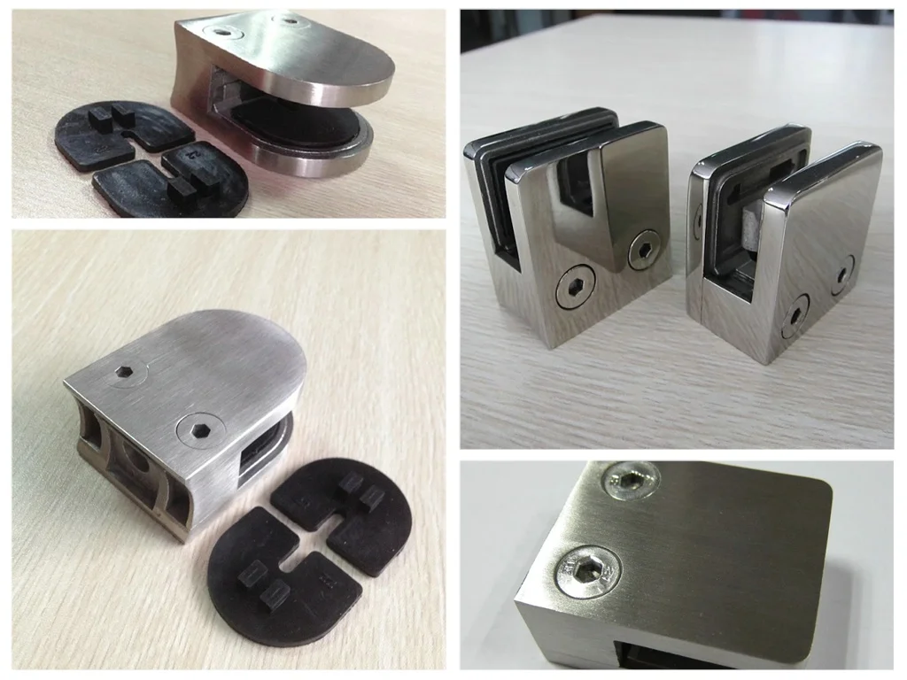 Stainless Steel Glass Clip Heavy Duty Glass Guardrail Hardware Accessories Glass Guardrail Clip
