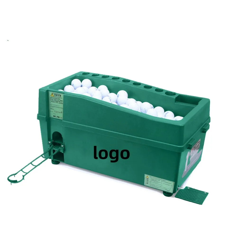 Golf Ball Dispenser Machine Powerless Automatic Tee up Machine No Electricity Required Green Customizable logo