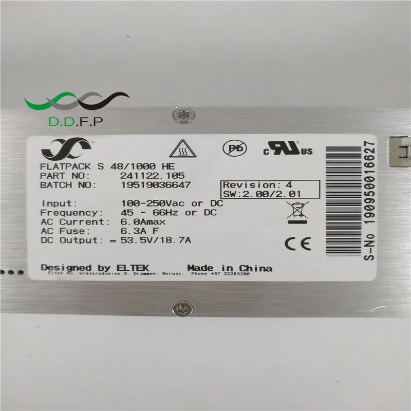  Eltek Compact HE Rectifiers Flatpack S 48/1800 241122.105 241122.125 48v 1000W High Efficiency